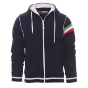 Fuori tutto-Felpa a Zip Intera con Cuciture Rinforzate Nevada - Payper AY 7549 taglia L grigio