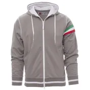 Fuori tutto-Felpa a Zip Intera con Cuciture Rinforzate Nevada - Payper AY 7549 taglia L grigio