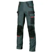 Fuori tutto - Jeans da Lavoro Stretch Elasticizzati Multitasche U-Power Platinum Button EX069RJ taglia 62