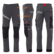 Fuori tutto-Pantalone da lavoro Payper Stretch Multitasche Top Quality Unisex 4 Way - Next 4w taglia 54 nero/nero