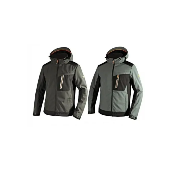 Fuori-Tutto Giacca da lavoro in Softshell Diadora Tech Carbon 702.175946 colore grigio scuro Taglia 3XL
