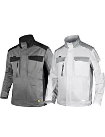 Fuori-Tutto Giacca da lavoro Multipockets Diadora in Twill WW Jacket Easywork Light 702.175344 colore grigio Taglia 4XL