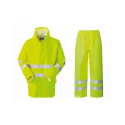 Completo da Lavoro Alta Visibilità Anti-Pioggia Rossini Hi-Vis HH309