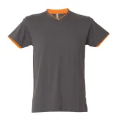 5 Pezzi - T-Shirt collo a V da Lavoro 100% Cotone Bicolore JRC Serbia 992034 5 Pezzi - T-Shirt collo a V da Lavoro 100% Cotone Bicolore JRC Serbia 992034