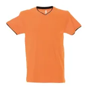 5 Pezzi - T-Shirt collo a V da Lavoro 100% Cotone Bicolore JRC Serbia 992034 5 Pezzi - T-Shirt collo a V da Lavoro 100% Cotone Bicolore JRC Serbia 992034