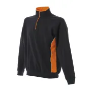 Felpa zip corta Bicolore da Lavoro Made in Italy JRC Bari 989553 Felpa zip corta Bicolore da Lavoro Made in Italy JRC Bari 989553