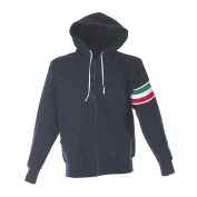 Felpa zip lunga con Cappuccio da Lavoro 100% Cotone Made in Italy JRC Verona 988273 Felpa zip lunga con Cappuccio da Lavoro 100% Cotone Made in Italy JRC Verona 988273