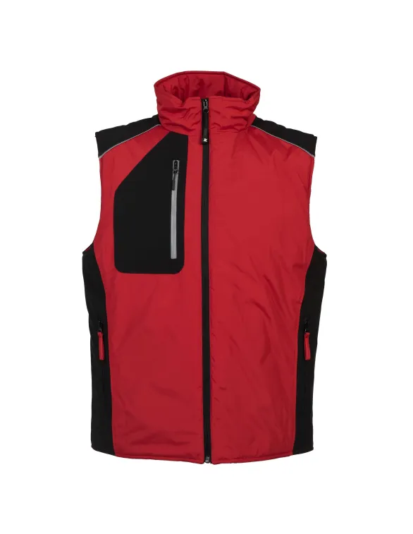 Gilet Imbottito Da Lavoro Con Tasche - Ricamo Personalizzabile - Foto 3