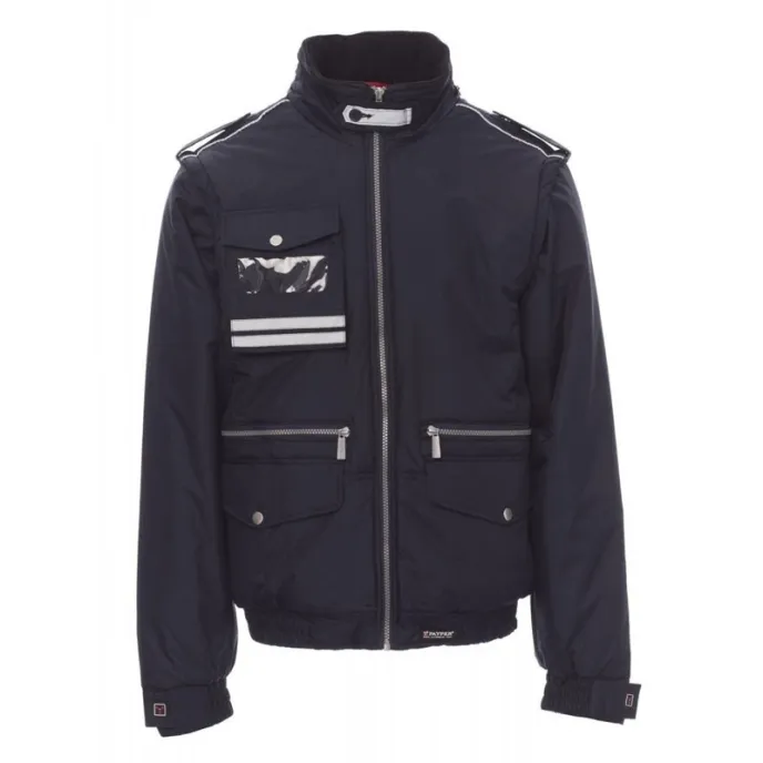 Fuori tutto - Giubbotto da lavoro Multitasche con Maniche Staccabili Lancer - Payper AY 7241 taglia 2XL Colore Blu Navy