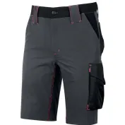 Fuori tutto - Bermuda da Lavoro Stretch Elasticizzati U-Power Mercury Donna FU196GF grey fucsia taglia m