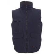 Fuori tutto -Gilet da Lavoro Multitasche con Interno Imbottito Wanted - Payper AY 7140 taglia M blu navy/blu royal Fuori tutto -Gilet da Lavoro Multitasche con Interno Imbottito Wanted - Payper AY 7140 taglia M blu navy/blu royal