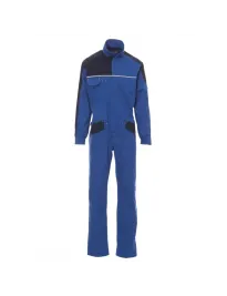 Fuori tutto -Tuta da lavoro Bicolore Multitasche Elasticizzata Promotech - Payper taglia L blu royal/blu navy
