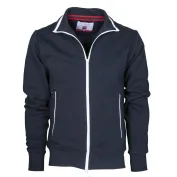 fuori tutto-Felpa Zip Intera Sydney - Payper AY 7530 taglia L nero/bianco