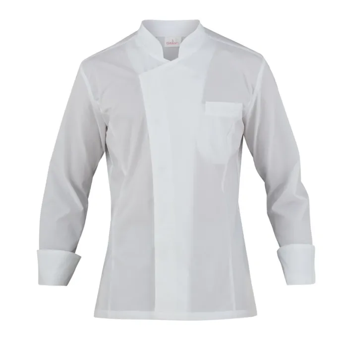 Fuori-Tutto Giacca coreana da Lavoro Cuoco Giblor's Giorgio 23P08G961 colore bianco Taglia 4XL