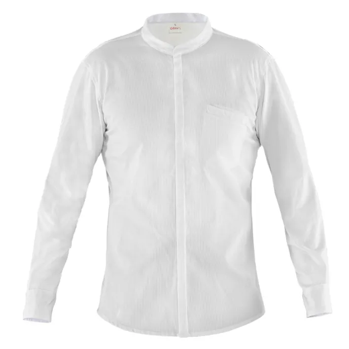 Fuori-Tutto Giacca coreana manica lunga da Lavoro Cuoco Giblor's Roger 22P08G297 colore bianco Taglia XL