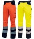 Fuori tutto - Pantaloni da Lavoro Alta Visibilità Multitasche U-Power Beacon HL156YF colore orange fluo taglia 4xl