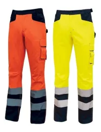 Fuori tutto - Pantaloni da Lavoro Alta Visibilità Multitasche U-Power Beacon HL156YF colore yellow fluo taglia 2xl