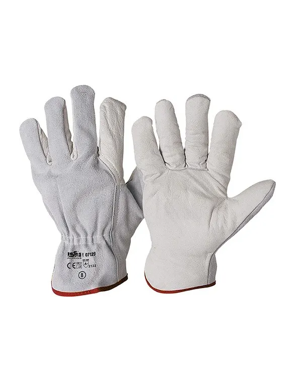 Guanti in pelle bovina bianco, 12 paia - Capra Group Shop Online