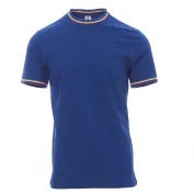 T-shirt Girocollo a Manica Corta in Cotone con tricolore a contrasto Flag - Payper