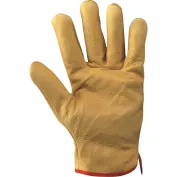 Guanti da lavoro in Pelle Fiore Bovino Felpati Invernali - 218 - palmo