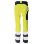 Pantalone da Lavoro Alta Visibilità Multitasche Stretch Issa Line Softshell HI-VI 8450B