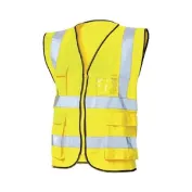 5 Pezzi - Gilet da Lavoro Multitasche Siggi Alta Visibilità Step One AV 69SE0333/00-9016