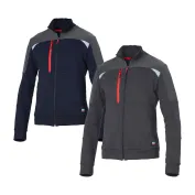 Felpa zip lunga da lavoro Multitasche Siggi Finder 71MG0753/00-1089