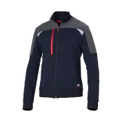 Felpa zip lunga da lavoro Multitasche Siggi Finder 71MG0753/00-1089