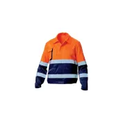 5 Pezzi - Giubbotto da Lavoro Siggi Bicolore Alta Visibilità Step One AV 69SE0332/00-9016