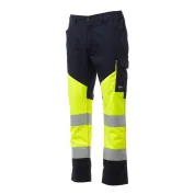 Pantalone bicolore da lavoro Alta Visibilità Multitasche Payper Working Summer AY 7593