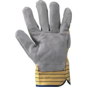 Guanti da lavoro antinfortunistici in Pelle Crosta e tela - 31 - palmo