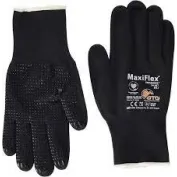 3 Paia MaxiFlex Endurance Guanti Da Lavoro In Nylon Taglia L | Palmo Rivestito Per Presa Sicura