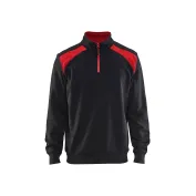 Felpa da Lavoro Blaklader 100% cotone mezza zip 335311581098L