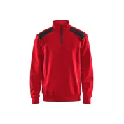 Felpa da Lavoro Blaklader 100% cotone mezza zip 335311581098L