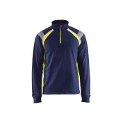 Felpa da Lavoro Blaklader 100% cotone mezza zip 343211588933L