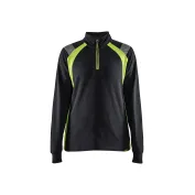 Felpa da Lavoro Blaklader 100% cotone mezza zip donna 340311588933L