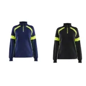 Felpa da Lavoro Blaklader 100% cotone mezza zip donna 356611588933M