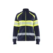 Felpa da Lavoro Blaklader alta visibilità 100% cotone donna zip intera 350511588933M