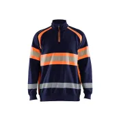 Felpa da Lavoro Blaklader alta visibilità 100% cotone zip intera 355111588933L
