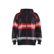 Felpa da Lavoro Blaklader alta visibilità 100% cotone zip intera con capuccio 355211588933L Felpa da Lavoro Blaklader alta visibilità 100% cotone zip intera con capuccio 355211588933L