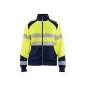 Felpa da Lavoro Blaklader alta visibilità donna zip intera 350825283389M