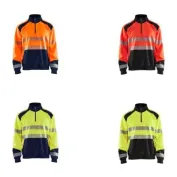 Felpa da Lavoro Blaklader alta visibilità mezza zip 355625283389L Felpa da Lavoro Blaklader alta visibilità mezza zip 355625283389L