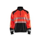 Felpa da Lavoro Blaklader alta visibilità mezza zip 355625283389L Felpa da Lavoro Blaklader alta visibilità mezza zip 355625283389L