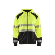 Felpa da lavoro con cappuccio zip intera Blaklader alta visibilità 354625283389L