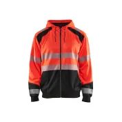 Felpa da lavoro con cappuccio zip intera Blaklader alta visibilità 354625283389L