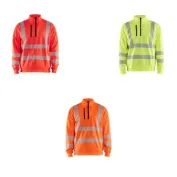 Felpa da lavoro mezza zip Blaklader alta visibilità 356425383300L