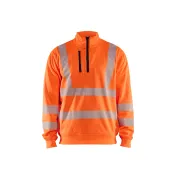 Felpa da lavoro mezza zip Blaklader alta visibilità 356425383300L