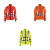 Felpa da lavoro zip intera Blaklader alta visibilità 335819743300L