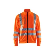 Felpa da lavoro zip intera Blaklader alta visibilità 335819743300L