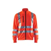 Felpa da lavoro zip intera Blaklader alta visibilità 335819743300L